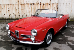 Alfa Romeo 2600 Touring rouge